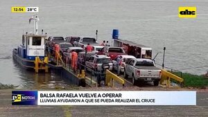 Balsa Rafaela vuelve a operar - ABC Noticias - ABC Color
