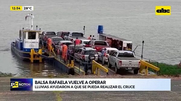 Balsa Rafaela vuelve a operar - ABC Noticias - ABC Color