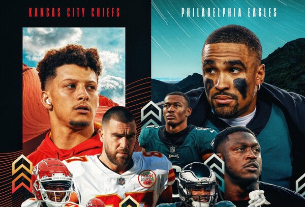 Kansas City Chiefs y Philadelphia Eagles jugarán el Super Bowl LVII