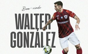Walter González fue presentado en su nuevo equipo del fútbol de Portugal