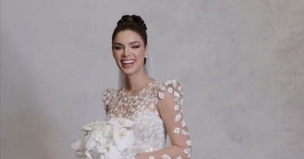 ¡Impre! Tardaron 122 horas para hacerle el vestido a Nadia Ferreira