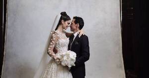 La Nación / Nadia Ferreira compartió el primer video de su boda con Marc Anthony