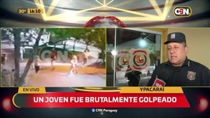 Cobarde agresión a un joven en Ypacaraí - C9N