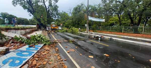 Diario HOY | Lluvia torrencial de pocos minutos causó destrozos y raudales