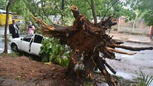 Persisten núcleos de tormentas sobre 14 departamentos