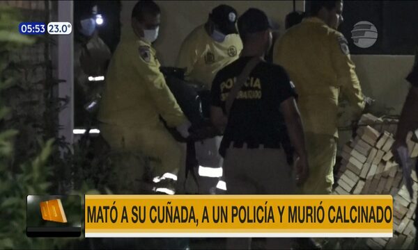 Tragedia en Villa Elisa: Mató a su cuñada, a un policía y murió calcinado | Telefuturo