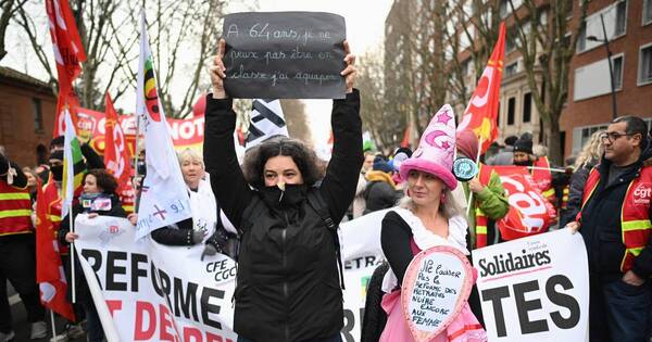 La Nación / Francia enfrenta una nueva jornada de protestas contra la reforma de las pensiones