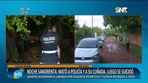 Noche sangrienta en Villa Elisa: Hombre mató a policía y a su cuñada - SNT