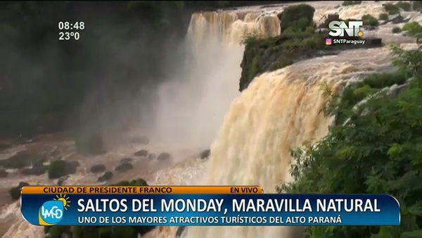 Saltos del Monday: Atractivo turístico del Este del país - SNT