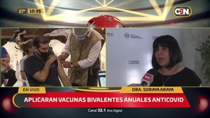 Aplicaran vacunas bivalentes anuales anticovid - C9N