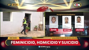 Sangrienta noche en Villa Elisa: Feminicidio, homicidio y autoelimación - C9N