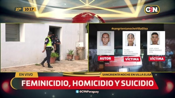Sangrienta noche en Villa Elisa: Feminicidio, homicidio y autoelimación - C9N