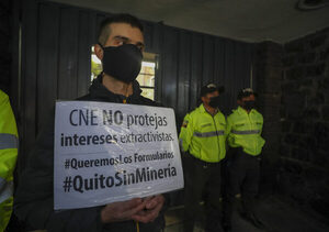 Ecologistas dicen estar "a un paso" de una consulta por un Quito sin minería - MarketData
