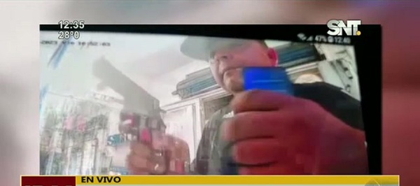 Violento asalto en tienda de venta de celulares - SNT