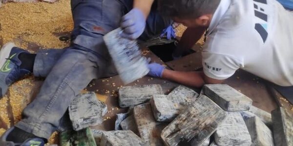Argentina: incautan cocaína en camión con chapa paraguaya que iba a Uruguay