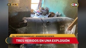 Explosión de gran magnitud en la ciudad de Capiatá - C9N