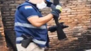 Hallan arma usada para asesinar a policía y mujer en Villa Elisa