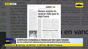 Corte IDH condena a Paraguay por el caso Nissen - ABC Noticias - ABC Color