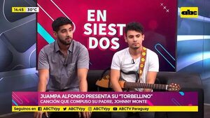 Juampa Alfonso presenta su “Torbellino” - Ensiestados - ABC Color