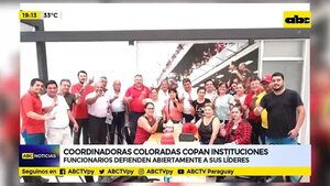 Coordinadoras coloradas copan instituciones públicas  - ABC Noticias - ABC Color