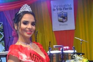 Neida Anabel Castiñeira flamante Miss Villa Florida