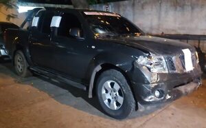 Villeta: persiguó a asaltantes de su pareja y los chocó con su camioneta - Policiales - ABC Color
