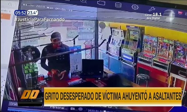 Grito desesperado de víctima ahuyentó a asaltantes en Limpio | Telefuturo