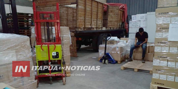 IMPORTANTE CARGA DE MEDICAMENTOS E INSUMOS LLEGÓ A ITAPÚA - Itapúa Noticias