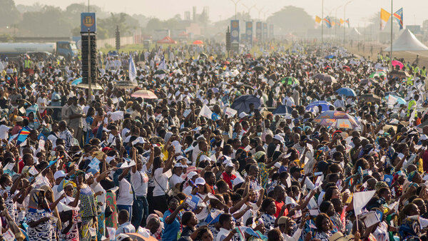 Más de un millón de personas asistieron a la misa del papa Francisco en el Congo - .::Agencia IP::.