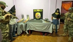 Incautan fusil de uso militar, municiones y drogas en Pedro Juan - Noticiero Paraguay
