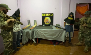 Senad detuvo a dos personas e incautó potente arma, municiones y droga en Pedro Juan Caballero - El Trueno