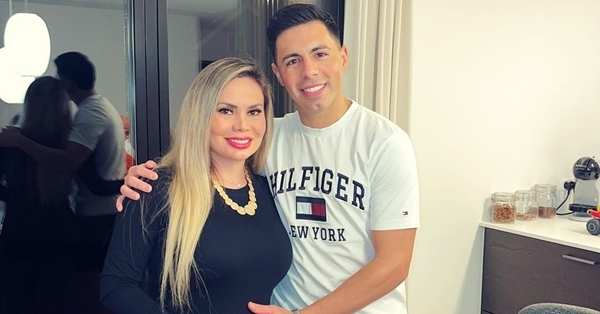 Dahiana Bresanovich organizó una emotiva despedida para Blas Riveros