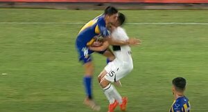 “No hubo juego brusco grave”: Análisis arbitral de la falta de Joel Jiménez sobre Diego Torres - Olimpia - ABC Color