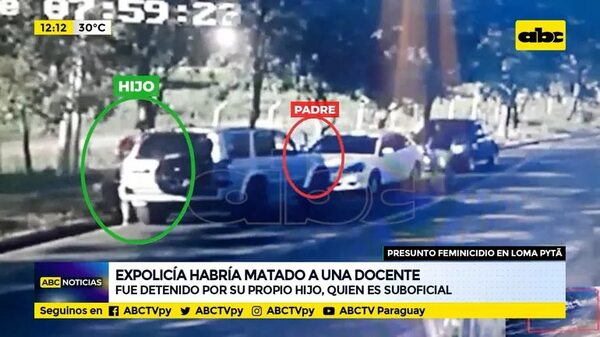 Expolicía habría matado a una docente - ABC Noticias - ABC Color