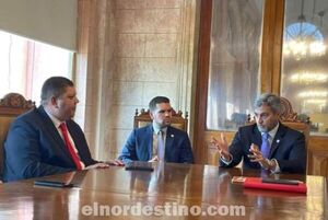 Ruta de la Soberanía: En Palacio de Gobierno autoridades del Poder Ejecutivo, Amambay y Canindeyú anuncian pavimentación