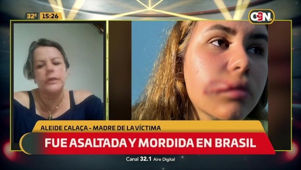 Fue asaltada y mordida en Brasil - C9N