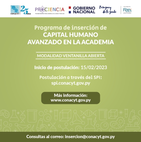 Conacyt presenta programa para incorporar capital humano avanzado en la academia - .::Agencia IP::.