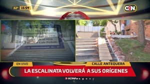 La Escalinata de Antequera, en refacción - C9N
