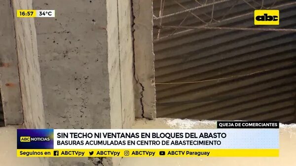 Sin techo ni ventanas en bloques del Abasto - ABC Noticias - ABC Color