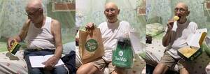 Abuelo fanático de Don Vito recibió de regalo sus empanadas favoritas