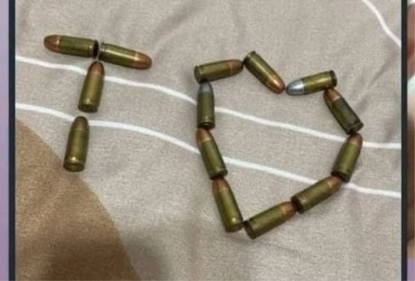 Argentina: Policía envío fotos de balas en forma de corazón a su ex antes de dispararle