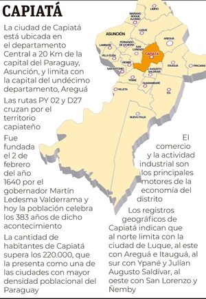 Celebran 383 años de Capiatá y día de su protectora - Nacionales - ABC Color
