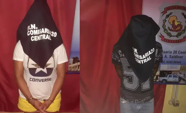 Empleada y su pareja quedan presos por supuesto robo sistemático al patrón - Noticiero Paraguay