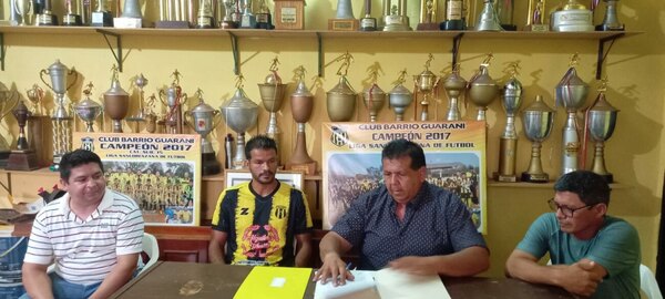 Salustiano Candia jugará en la Liga Sanlorenzana de Fútbol