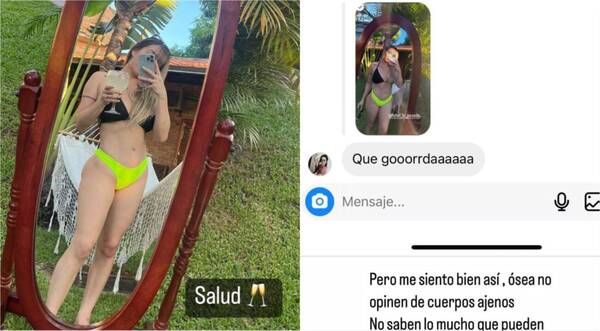 Trataron de "gorda" a Marilina y ella respondió