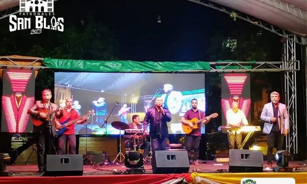 Las Paraguayas, Pelusa del Paraguay, Punto Clave y otros en serenata a San Blas