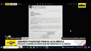 Gerardo Stadecker tiene el alta médica - ABC Noticias - ABC Color