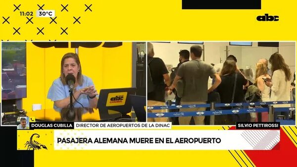 Pasajera alemana muere en el aeropuerto - ABC Noticias - ABC Color