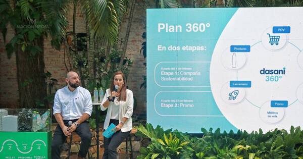 La Nación / Dasani presenta la 1ª botella ciento por ciento reciclada