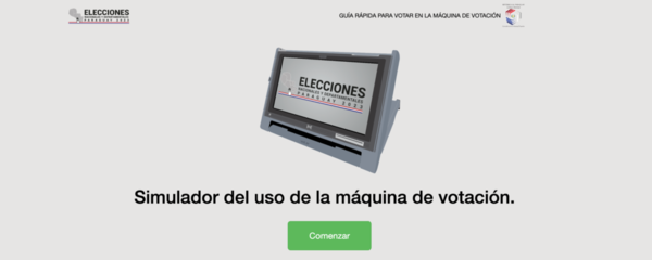 Ponen a disposición simulador web para practicar con máquinas de votación - ADN Digital